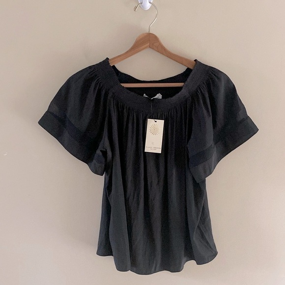 Ramy Brook Tops - Ramy Brook Jessica Crop Silk Blouse